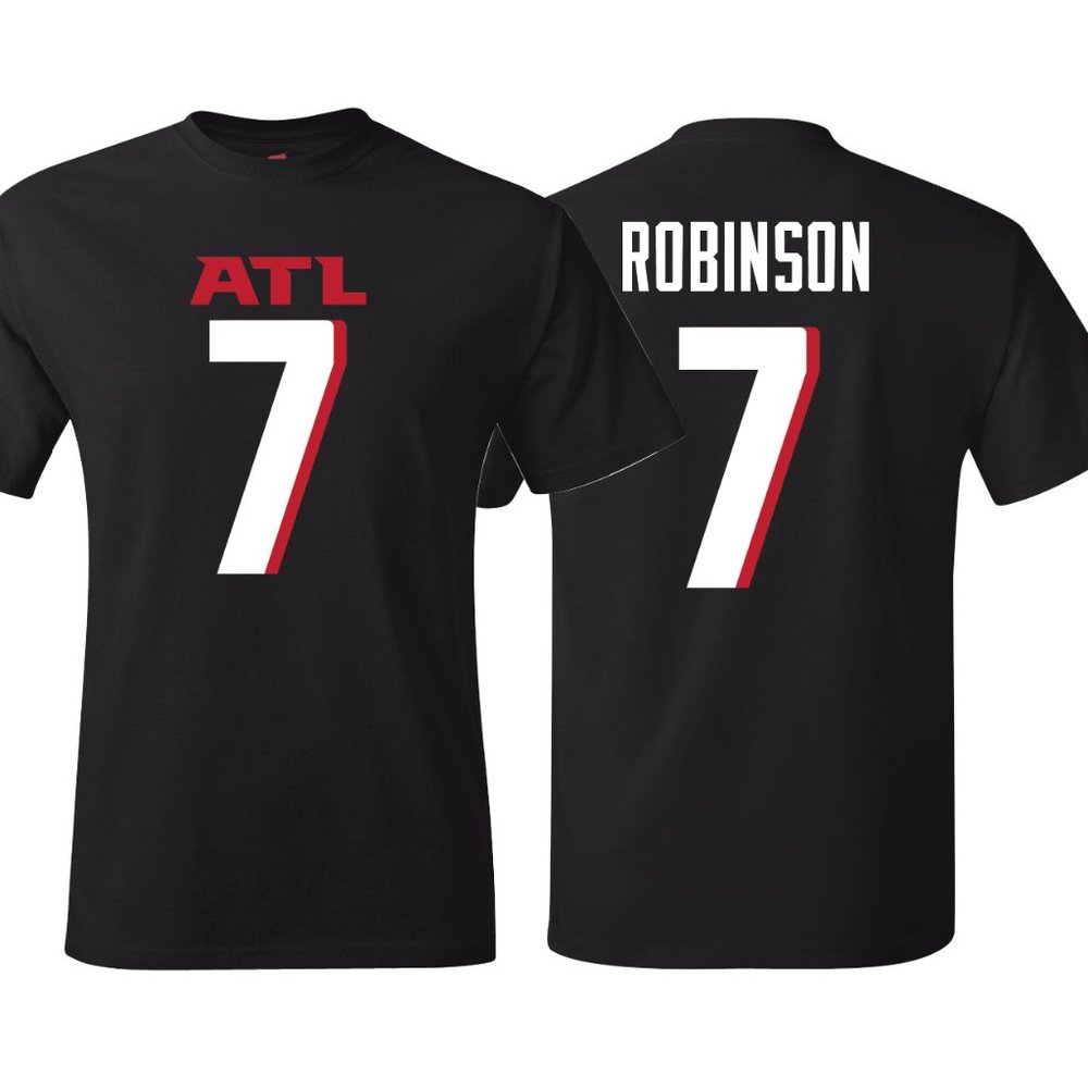 Falcons Bijan Robinson Jersey T-Shirt